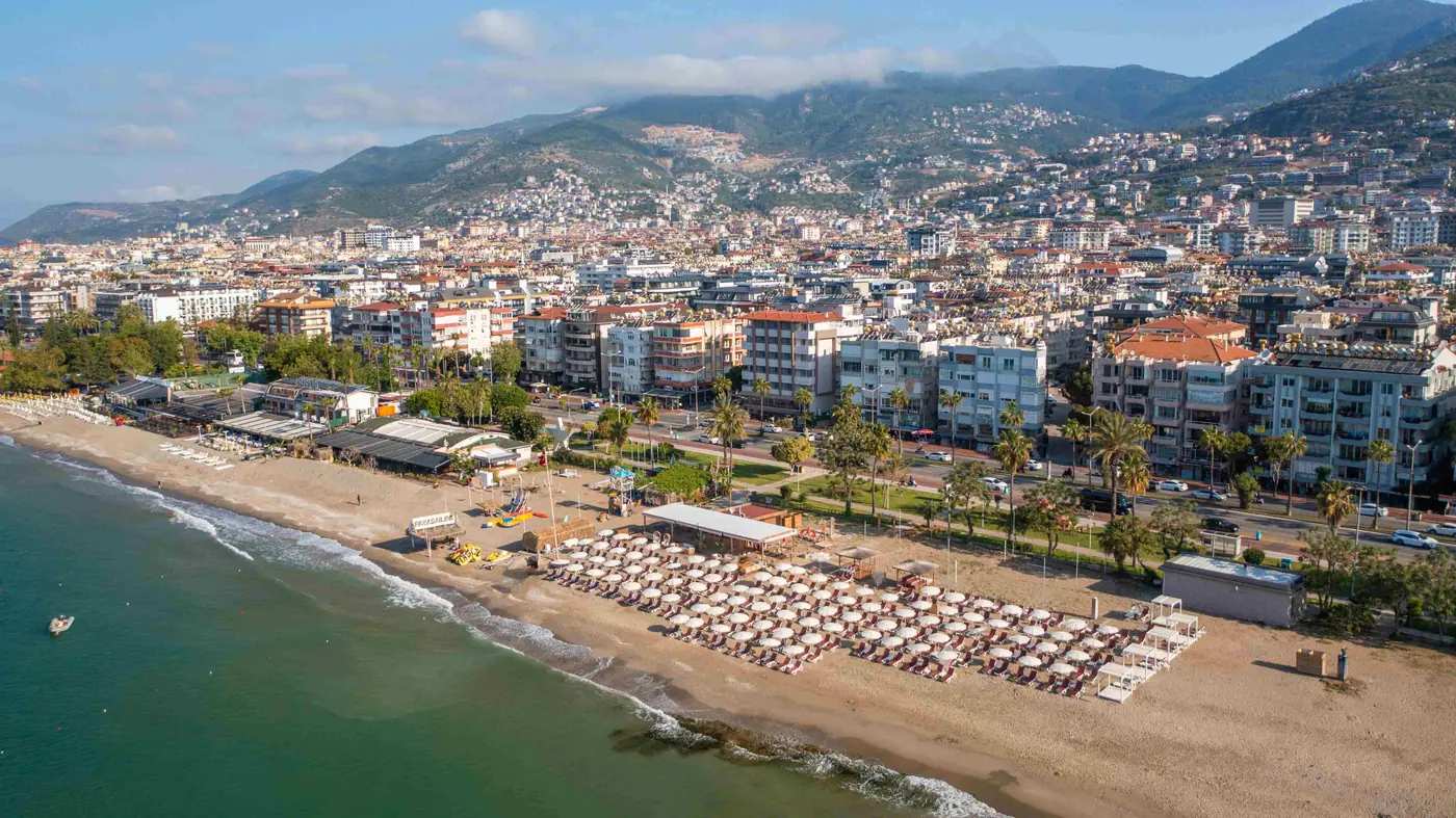 Alanya beach and coastline