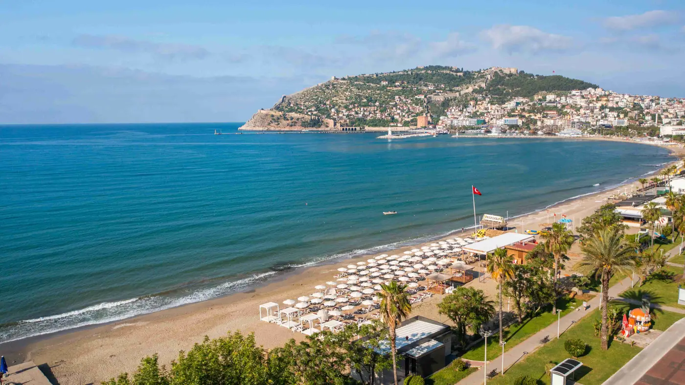 Alanya castle and bay